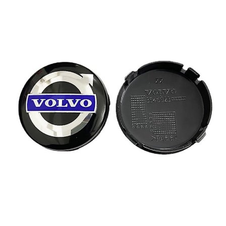 4st för volvo bil navkapsel navetikett abs plastlock 64mm