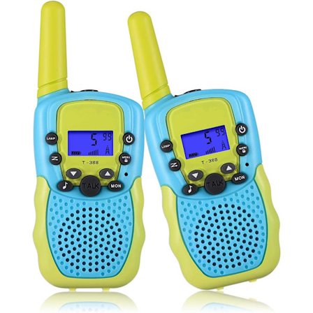 Walkie Talkies för barn 3-12 år, 2-vägsradio med 8 kanaler,