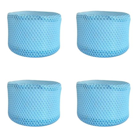 4-pack skyddsnät kompatibla med Mspa Spa-filter, hål i båda ändar