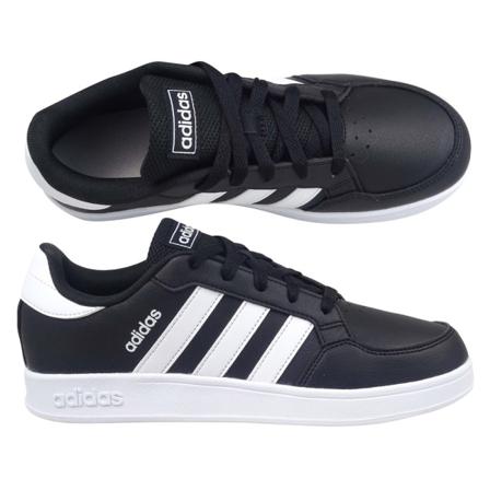 Lågskor Adidas Breaknet K Svarta,vit 36
