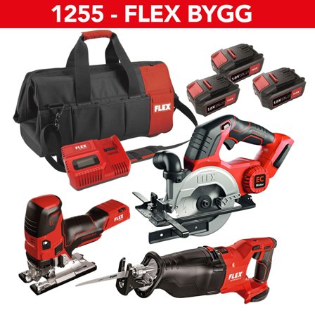 Flex Flex Bygg Kombikit, Maskintillbehör & förbrukning