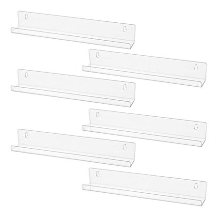 Vinylplade Væg Hylde Sæt 6 Stykker Album Holdere til at Hæng på Vægge - Hylde Album eller Børnebøger