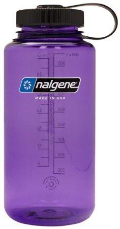 Nalgene Bottle 1L Wide Mouth Sustain Purple