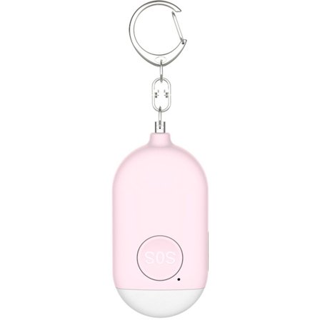 ING 2-i-1 Personlig Alarm 1 Stykke 130 dB med LED Lommelykt Personlig Sikkerhetsalarm Alarm Nøkkelring USB-lading Nødlys for Studenter Jogger