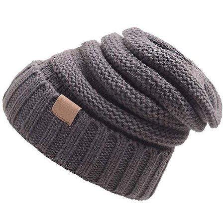 Womens Girls Knit Hat Ladies Stretch Beanie Warm Hats Winter Warmer