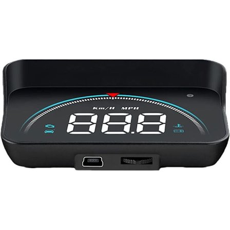 M8 HUD Bil Head Up Display, ODB Gauge Bil Display 3,5 Tommer Head Up Display OBD2 HUD Projektor Digital Bil Display til Bærbar Multifunktion Bil(sort