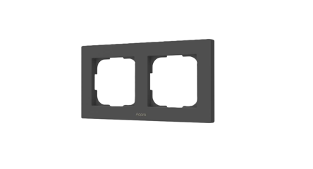 Aqara Switch Frame H2 EU (2-gang) Gray