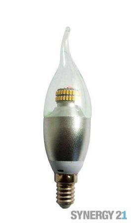 SYNERGY 21 LED Retrofit E14 Kerze 6W 360° WW geschweift
