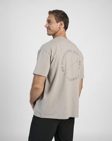 MM Sports Oversized T-shirt Emblem, Smoked Grey - XXL, Treningsklær & Sko, Treningsklær Herre, T-skjorte