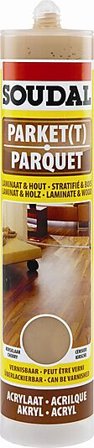 SOUDAL PARKETTKITT MØRK GRÅ 300ML