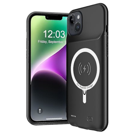 D88 Power Bank Mobilskal för iPhone 14 Batteriskal 7000mAh Trådlöst Laddningsskal Stödjer Ljudfunktion