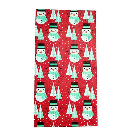 Julklappspåse Papperspåse Förpackning Kraftpapper Botten Tote Bag 5 St