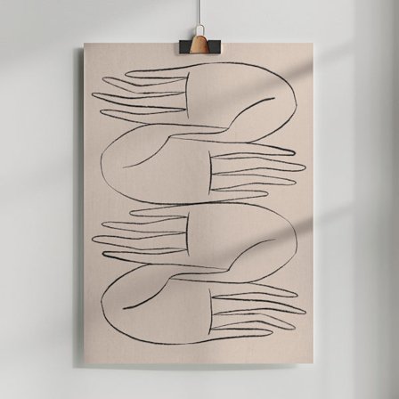Helping Hands Poster 50x70 cm