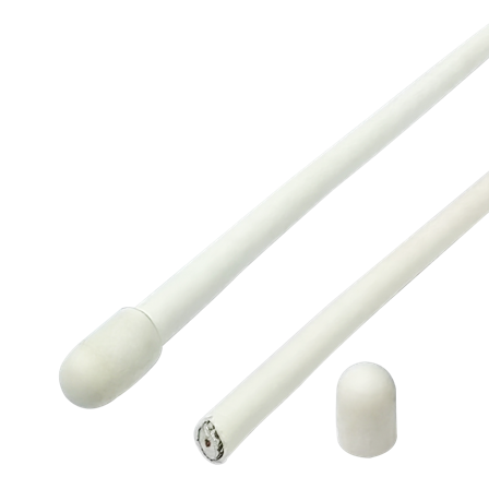 Deltaco Antenna cable RG-6, white, 10m