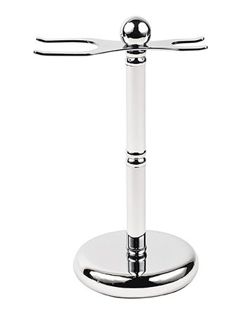 Parker Parker Deluxe Chrome 2 Prong Shave Stand - Silver - ONE SIZE