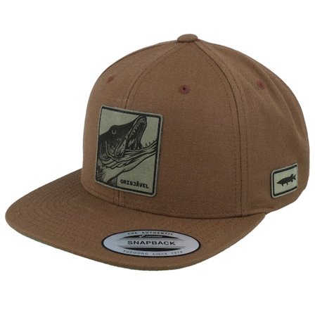 Skillfish - Grisjävel Lasertan Brown Snapback Snapback Brown Cap - @ Hatstore