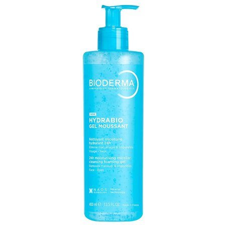 Bioderma Hydrabio Gel Moussant 400 ml, Skincare, Renseprodukter, Rens & Vask