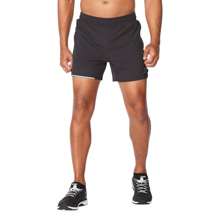 2XU Men's Aero 5" Shorts Men workout shorts Black XL