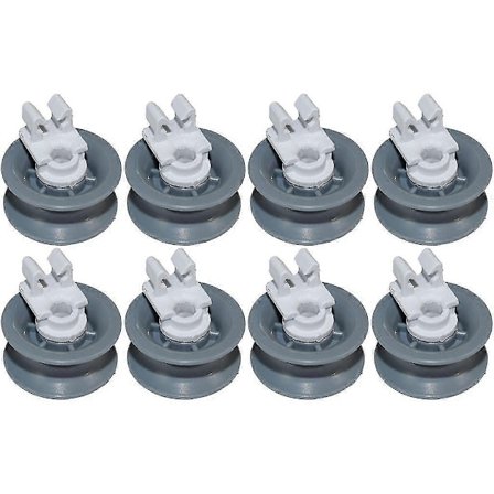 Diskmaskin Övre Korg Hjul Kompatibel med Bosch Neff Siemens x 8-Perfet