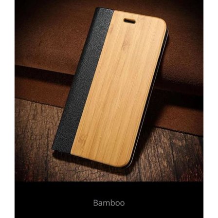 Iphone 6/6S Plus - Stilsäkert Fodral i Bamboo Trä Hög kvalité
