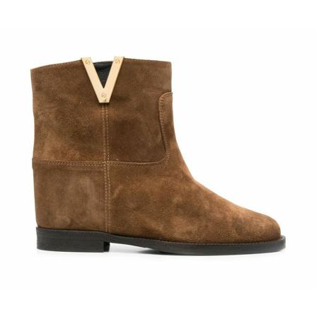 Via Roma 15 Ankle Laarzen , Bruin , Dames , Maat: 39 EU Enkellaarsjes