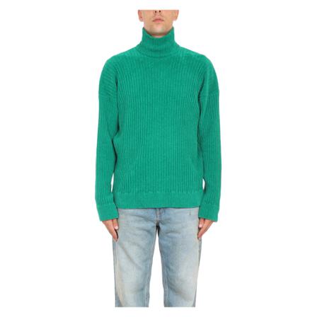 Bonsai Turtlenecks grön, Herr Stickade tröjor, Herr, Storlek: M