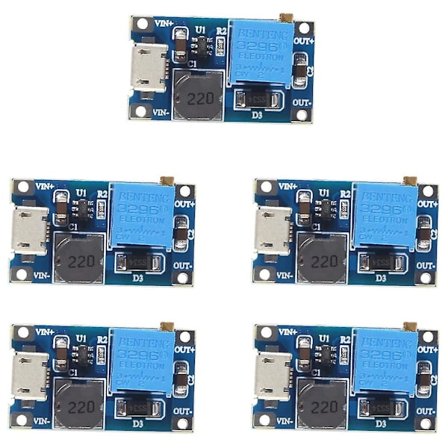 5 st 2a DC-DC Step Up Boost-modul med -USB, Step Up Boost-omvandlare Strömförsörjning Spänningsregulator