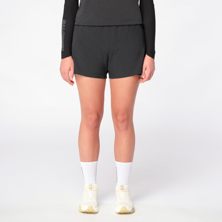 Salomon - Short pour femme Shkout C 2in1 Shts 4" W - Deep Black - S