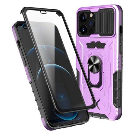 iPhone 14 Pro Max Cover Ringholder Kickstand - Lilla