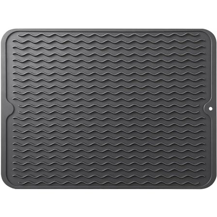 Opvaskemåtte, Silikone Hurtigtørrende Opvaskebakke, Bordmåtte til Køkkenbordplade Tilbehør