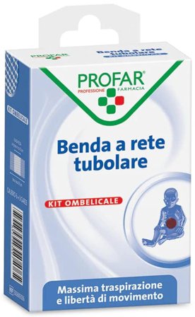 Benda a Rete Elastica Ombelicale 3 m Tesi + 3 Garze Calibro 6