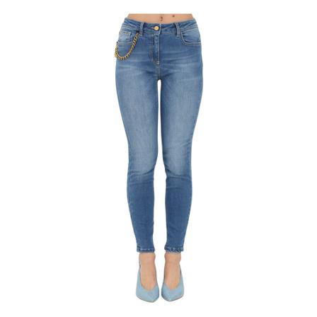 Elisabetta Franchi, Jeans Blauw, Dames, Maat:W28,stretch