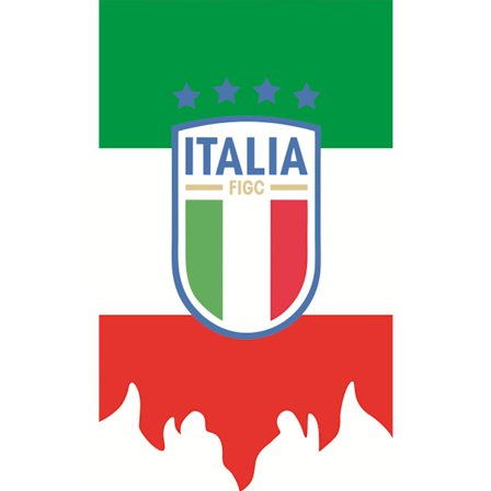 Dekorative Italien-flag til fodboldfester, fanartikler, bardekorationer til Europacup 2024