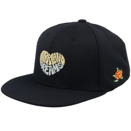 SQRTN - Svart snapback Keps - Heart Cap Black Snapback @ Hatstore
