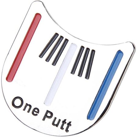 Golf Putting Alignment Tool Ball Marker med Hattklips