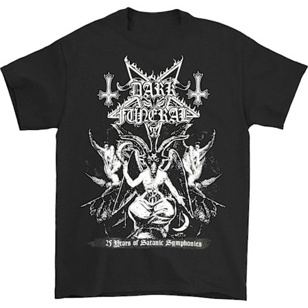 Dark Funeral 25th Anniv Baphomet Tee T-shirt