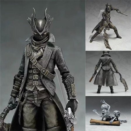 Figma 367# Bloodborne Hunter Jägare med Messenger Bonus Action Figur