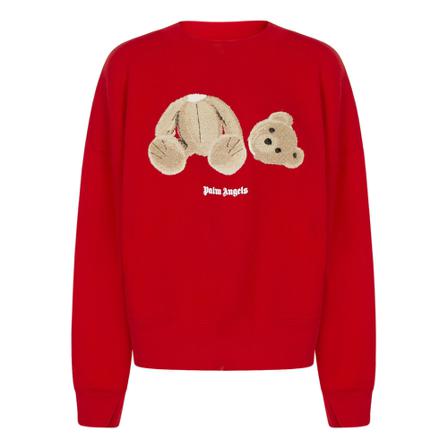 Palm Angels, Sweatshirts Czerwony, Kobieta, Rozmiar: M