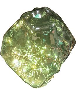 Dimbar bordslampa bergsten av glas - Pixie Design