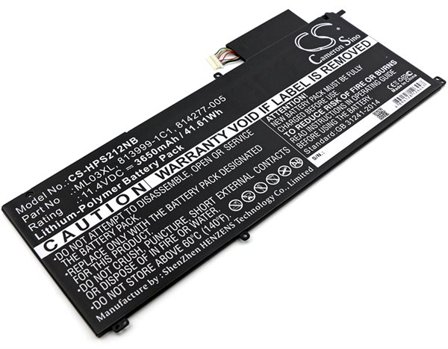 Akku Kannettava tietokone, Kannettava tietokone HP Spectre X2 12" ja muille.