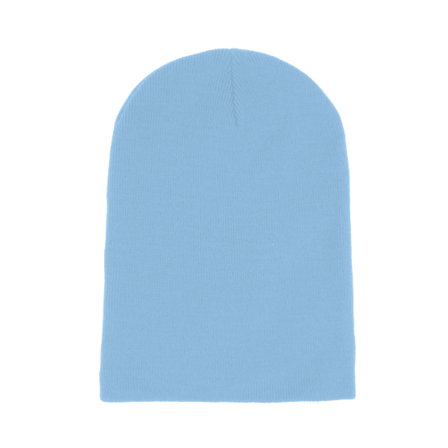 Beechfield - Blå longbeanie Beanie - Sky Blue Long Blank Beanie @ Hatstore