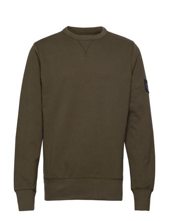 Monogram Sleeve Badge Cn Sweat-shirt Genser Grønn Calvin Klein Jeans