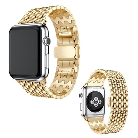 Apple Watch Series 5 44mm aluminuim urrem - Guld