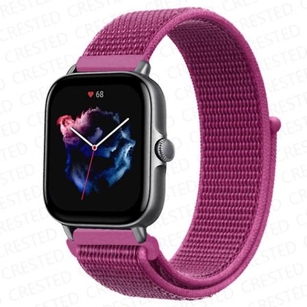 20 mm 22 mm watch för Amazfit Gts/2/2e/4/3/mini Gtr 4/2/3/ pro 47 mm Stratos 3 nylon Pulseira Correa Amazfit bipsband