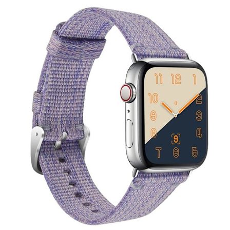 Apple Watch Series 4 44mm klockband av nylon - Lila