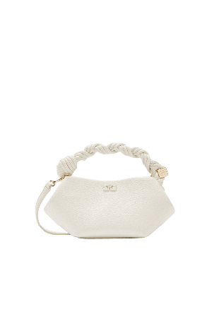 GANNI Bou Mini Grained Handväskor Dam Vit ONESIZE