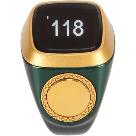 20mm Elektronisk Räknare, Laddningsbar BT CNC Knapp Finger Ring, 0,49in