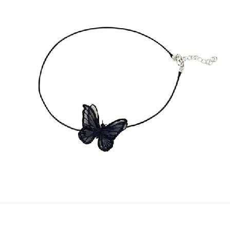 5 kpl Perhonen Pitsi Choker Vintage Gootti Perhonen Solisluu Ketju Kaulakoru Naisille Tyt ille