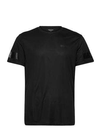 Borg Training T-Shirt T-shirts Short-sleeved Svart Björn Borg
