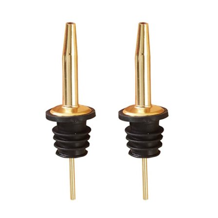 2-pack Hällpip Droppkork Flaskpip Dosörpip i Guld